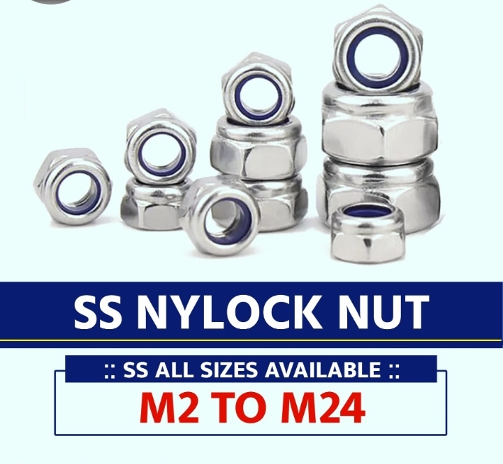 SS NYLOCK NUT